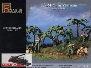 Pegasus 7401 - USMC in Vietnam, 1965 (1:72) - 2824105779