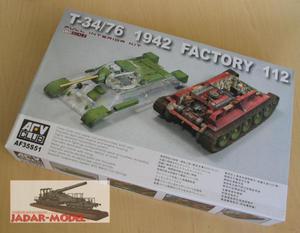 AFV Club AF35S51 T-34/76 Model 1942 Factory No. 112 (1/35) - 2824106012