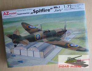 AZ model AZ 7287 Supermarine Spitfire Mk.I Early (1/72) - 2824106266