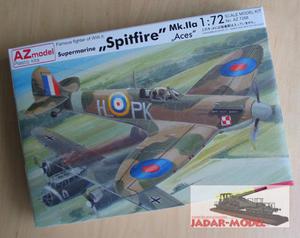 AZ model AZ 7288 Supermarine Spitfire Mk.IIa "Aces" (1/72)