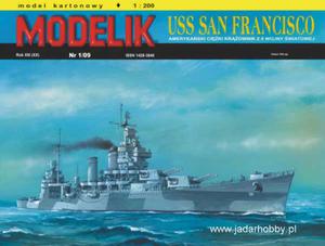 Modelik 09/1 USS San Francisko (1:200) - 2824106327
