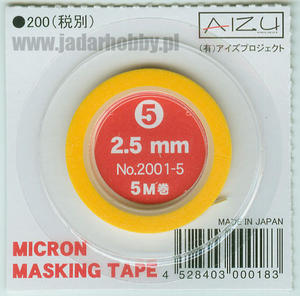 Aizu Project - Micron Masking Tape 2.5mm (2001-5) - 2824106833