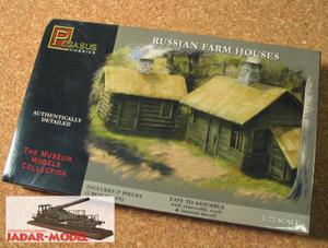 Pegasus 7702 1:72 Russian Farm Houses - 2824107006