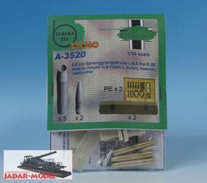 Eureka A-3520 Ammo for Nashorn, Kingtiger, Elefant (1/35) - 2824107113