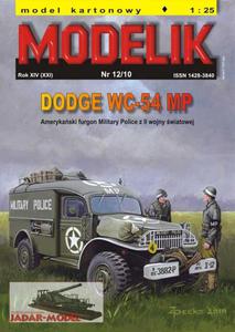 Modelik 10/12 Dodge WC-54 MP + elementy wycinane laserem (1:25) - 2824107137
