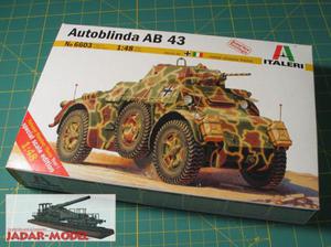 Italeri 6603 Autoblinda AB 43 (1:48) - 2824107204