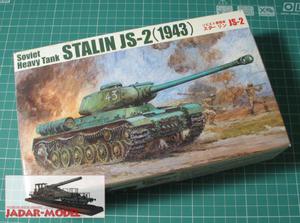 Fujimi 76065 Soviet Heavy Tank Stalin JS-2 (1943) (1/76) - 2824107492