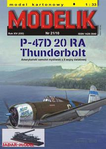 Modelik 10/21 P-47D 20 RA Thunderbolt (1:33)