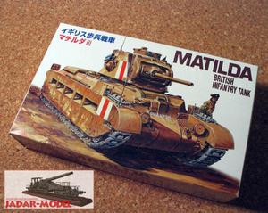 Fujimi 76068 British Tank Matilda (1/76) - 2824107591