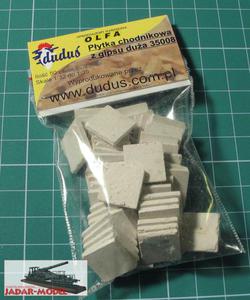 Dudus 35008 pyty chodnikowe (due) 50 szt. (1/35) - 2824107732