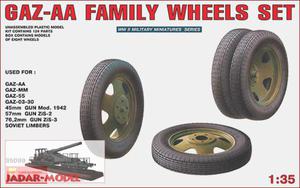 MiniArt 35099 GAZ-AA Family Wheel Set (1/35) - 2824107929