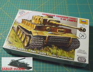 Zvezda 5002 Tiger I (early production) (1/72) - 2824107996