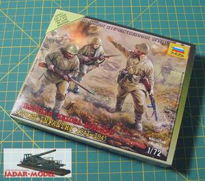 Zvezda 6103 Soviet Infantry 1941-1943 (1/72) - 2824107997