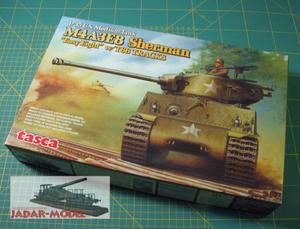 Tasca 35-020 U.S. Medium Tank M4A3E8 Sherman "Easy Eight" w/ T66 TRACKS (1/35) - 2824108104