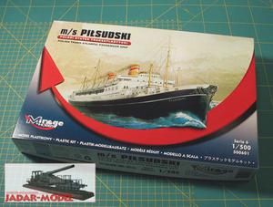 1:500 Mirage 500601 m/s Pilsudski - 2824108230