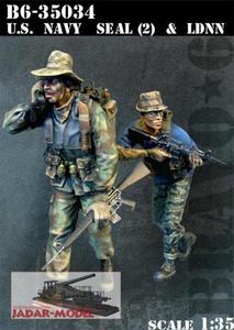 Bravo 6 35034 - US Navy SEAL (2) & LDNN, Vietnam '68 (1/35) - 2824108257