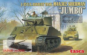 Tasca 35-021 U.S. Assault Tank M4A3E2 Sherman "JUMBO" (1/35) - 2824108520