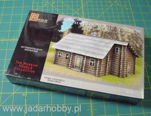 Pegasus 7704 1:72 Russian Log House - Two Story - 2824108942