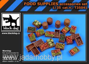 Black Dog T35041 Food Supplies, accessories set (1/35) - 2824109099