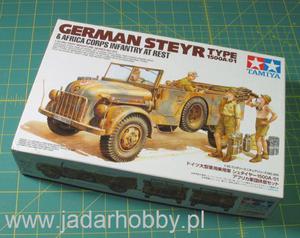 Tamiya 35305 Steyr Type 1500A/01 & Africa Korps Infantry at rest (1/35) - 2824109134