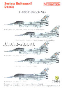 Techmod 72060 F-16C/D Block 52+ (1/72) - 2824109157