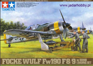 Tamiya 61104 Focke Wulf Fw 190F-8/9 w/bomb loading set (1/48) - 2824109163