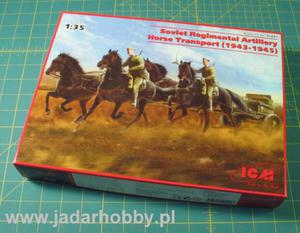 ICM 35481 - Soviet Regimental Artillery Horse Transport (1943-1945) (1/35) - 2824109285