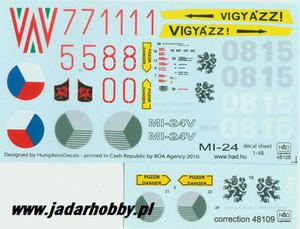 HAD 48109 Mi-24V Hind (1/48) - 2824109370