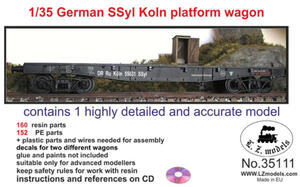 LZ Models 35111 - 1:35 German SSyl Koln platform wagon - 2824109633