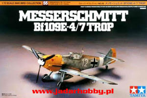 Tamiya 60755 - Messerschmitt Bf-109E-4/E-7 Trop. (1/72) - 2824109801