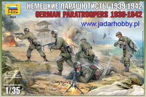 Zvezda 3628 Niemieccy spadochroniarze 1939-1942 (1/35) - 2824109879