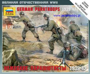 Zvezda 6136 Niemieccy spadochroniarze 1939-1942 (1/72) - 2824109880