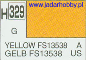 Mr.Hobby 329 (Gunze Sangyo) Aqueus Hobby Color Color - H329 YELLOW FS31538 - 2824109885