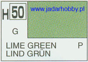 Mr.Hobby 050 (Gunze Sangyo) Aqueus Hobby Color Color - H50 LIME GREEN - 2824109904