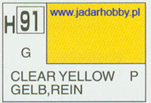 Mr.Hobby 091 (Gunze Sangyo) Aqueus Hobby Color Color - H91 CLEAR YELLOW - 2824109914