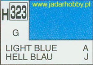 Mr.Hobby 323 (Gunze Sangyo) Aqueus Hobby Color Color - H323 LIGHT BLUE - 2824109918
