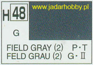 Mr.Hobby 048 (Gunze Sangyo) Aqueus Hobby Color Color - H48 FIELD GRAY (2) - 2824109933