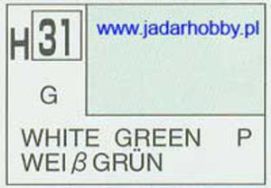 Mr.Hobby 031 (Gunze Sangyo) Aqueus Hobby Color Color - H31 WHITE GREEN - 2824109938