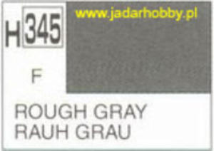 Mr.Hobby 345 (Gunze Sangyo) Aqueus Hobby Color Color - H345 ROUGH GREY - 2824109944