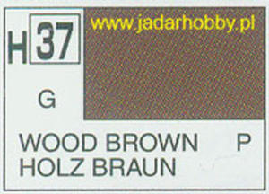 Mr.Hobby 037 (Gunze Sangyo) Aqueus Hobby Color Color - H37 WOOD BROWN - 2824109966