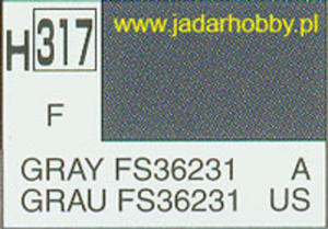 Mr.Hobby 317 (Gunze Sangyo) Aqueus Hobby Color Color - H317 GRAY FS36231