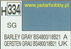 Mr.Hobby 334 (Gunze Sangyo) Aqueus Hobby Color Color - H334 BARLEY GRAY BS4800/18B21 - 2824109985