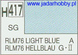 Mr.Hobby 417 (Gunze Sangyo) Aqueus Hobby Color Color - H417 RLM76 LIGHT BLUE - 2824109993