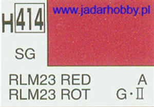 Mr.Hobby 414 (Gunze Sangyo) Aqueus Hobby Color Color - H414 RLM23 RED - 2824110028