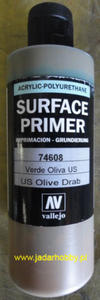 Vallejo 74.608 - U.S. Olive Drab Primer (200ml) - 2824110081