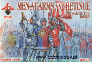 Red Box RB72040 Men-At-Arms and Retinue (1/72) - 2824110225