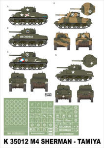 Montex K35012 # M4 Sherman (Tamiya) (1/35) - 2824110300