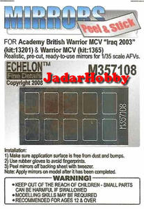 Echelon M357108 Mirrors for Warrior MCV Iraq 2003 (1:35) - 2824110305