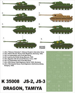 Montex K35008 # IS-2, IS-3 (Tamiya/Dragon) (1/35) - 2824110307