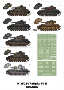 Montex K35024 # Panzer IV Ausf.E (Dragon) (1/35) - 2824110311